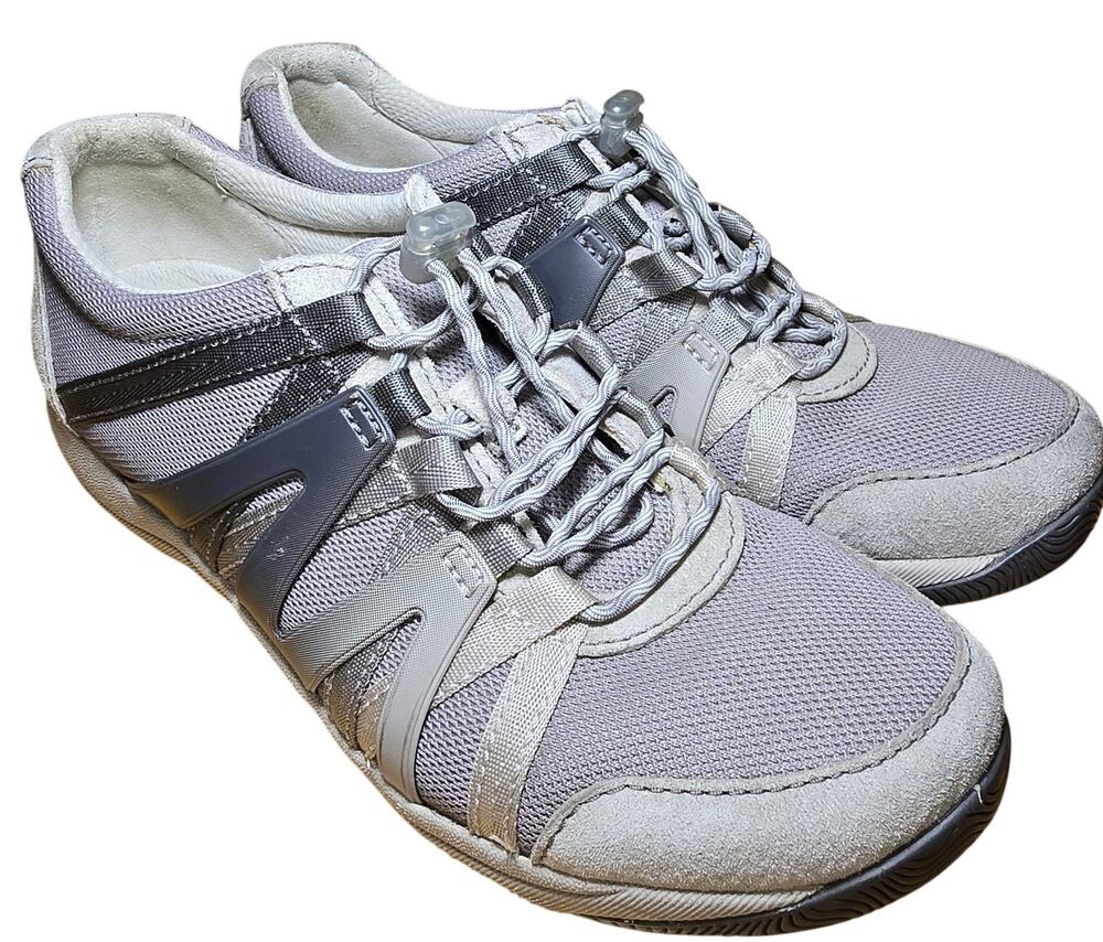 Dansko Henriette Slip On Bungee Lace Gray Suede Sneakers Women's Sz 6.5-7
EU 37